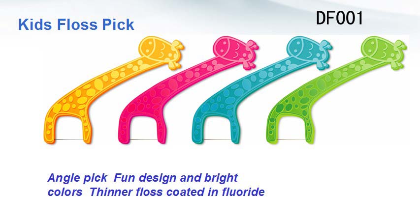 Children dental floss pick kids dental flo...